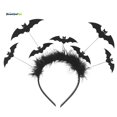 thumbnail image 2 of beautifullife Diadema De Disfraces De Diablo Murciélago De Plástico Halloween Espeluznante Con Patrón Accesorio Perfecto Menos, 2 of 4