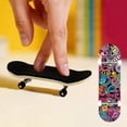 thumbnail image 3 of lajdalh Professional Finger Skateboards with Bottom Prints, Maple Wooden Professional Fingerboard, Mini Finger Boards Skateboards Toys with Screwdriver, DIY Combination Fun Fingers Skate Boards Toys, 3 of 6