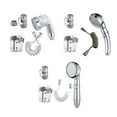 thumbnail image 4 of Faucet Shower Head Kitchen Mounted Spray Nozzle Sink Tap Bathtub Extender Spray Handheld Extension Replacement Plastic Hanging Sprayer Tool with Diverter Type 2, 4 of 8