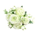 thumbnail image 2 of EGYMEN Imitation Flower Bouquet, Decorative Artificial Floral Arrangement, Faux Rose and Bud Centerpiece, Handcrafted Home Decor for Weddings and Events, 2 of 7