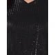 thumbnail image 5 of VESTIDO DE MUJER INSPIRE CHIC LENTEJUELAS GLITTER MANGAS DE LONGITUD DE CODO CUELLO EN V VESTIDOS DE FIESTA CÓCTEL MINI TALLA S NEGRO, 5 of 6