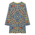 thumbnail image 3 of Distressed Dragoncon Marriott Carpet Pattern with Extrusion Loose Dress Evening Dress Summer Dresses for Women Luxury Dress Long Sleeved Dress, 3 of 4