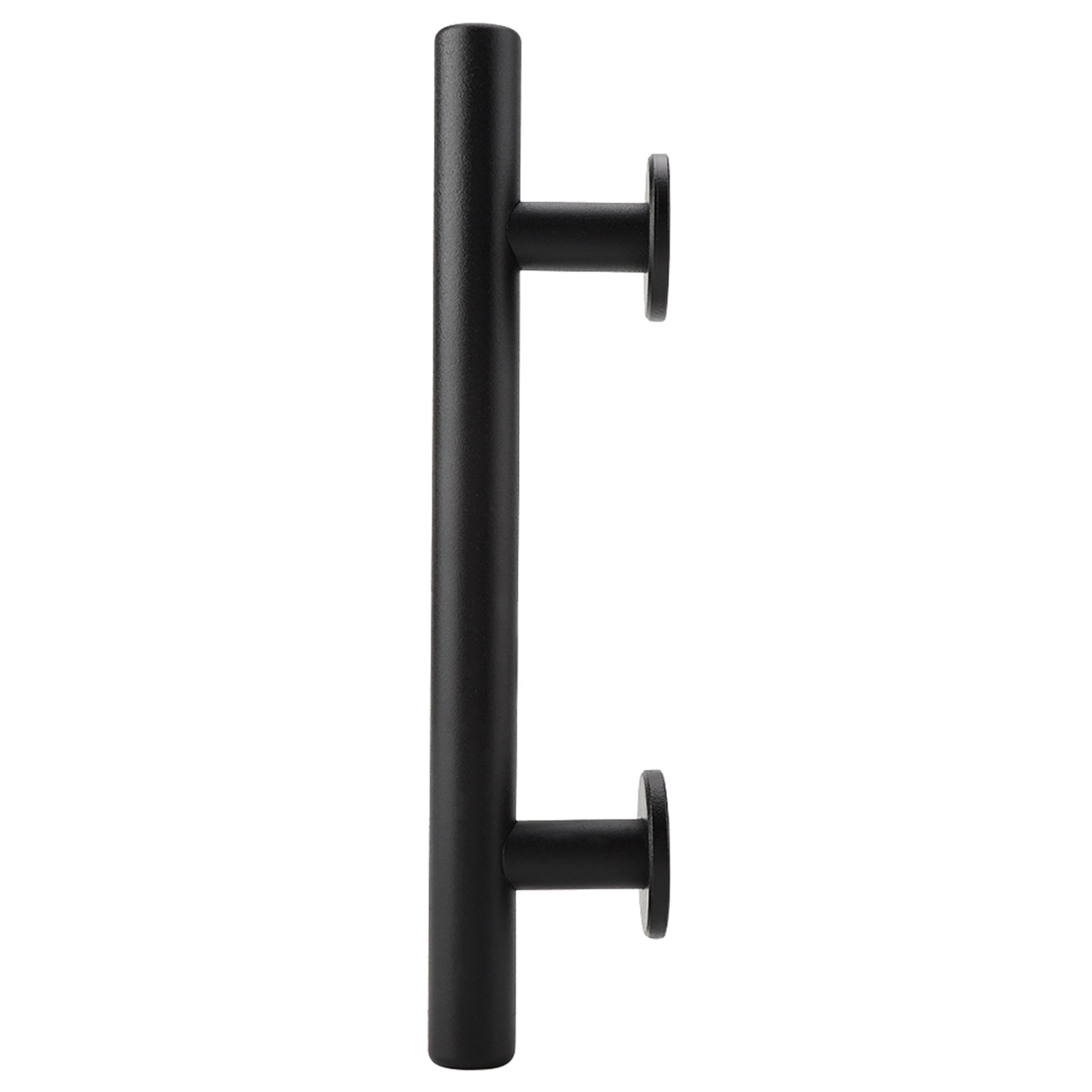 NFTIGB Black Heavy Duty Carbon Steel Sliding Barn Door Closet Pull Handle Wooden Gate Hardware 11.81 inches / 30 cm