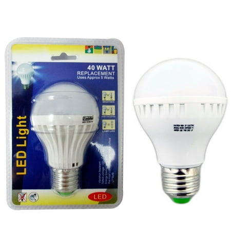 2 40 Watt Energy Saving Bright White Light LED Bulb Lamp Home Office Lighting