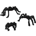 thumbnail image 3 of Halloween Decorations Giant Spiders 11.8" Realistic Fake Spider Props, Scary Spiders with 40g Spider Cobweb for Halloween Indoor and Outdoor Yard Spooky Haunted House Creepy Decor, 3 of 7