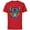 Red, variant on Disney Stitch Bat Halloween Costume - Short Sleeve Cotton T-Shirt for Adults - Customized-Royal Heather