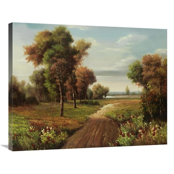 28 x 35 in. Fisherman Trail Art Print - Lazzara