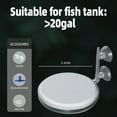 thumbnail image 7 of Upettools Aquarium Air Stone Fish Tank Nano Bubble Stone Kit with Control Valve 0.20 Bls, 7 of 7