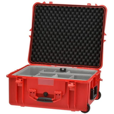 HPRC 2700W Wheeled Hard Case, Empty, Red HPRC2700WERed