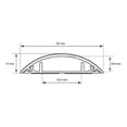 thumbnail image 2 of Canaleta de Aluminio Steren 370-600 de 1 M, 2 of 6