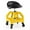 Yellow, variant on Costway Rolling Seat Mechanic Stool Chair with Tool Tray 4 Universal Wheels for Factory Yellow