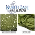 thumbnail image 2 of Kapsco Moto LTC12 54 in. Deluxe Riding Lawn Mower Tractor Cover Fits Decks, Green, 2 of 4