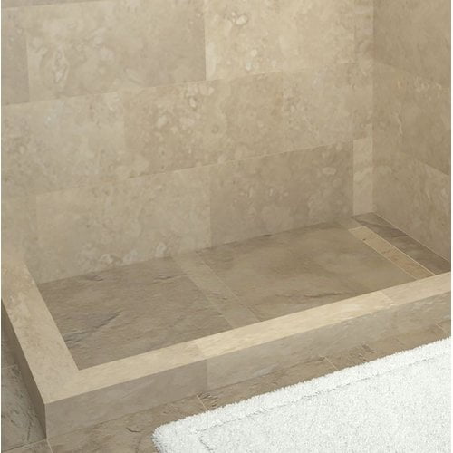 Tile Redi Rt3642rdl-Pvc Redi Trench 42" X 36" Rectangular Shower Base - Tileable