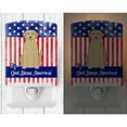 thumbnail image 2 of Caroline's Treasures BB3050CNL Patriotic Yellow Labrador Ceramic Night Light, 6x4x3", multicolor, 2 of 2