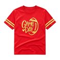 thumbnail image 3 of bravefron Girls Game Day Team Graphic Tee Short Sleeve Sporty Top for Young Athletes Casual Crew Neck Fan Shirt, 3 of 3