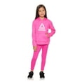 thumbnail image 4 of Reebok Girl's Prestige Performance Fleece Hoodie, Sizes 4-18, 4 of 4