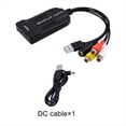 thumbnail image 4 of USB Video Capture Card /HD/Hi8/DVD to Digital Converter HD/S-Video to USB2.0 Audio Video Record Capture Device,1 x USB 2.0 Video capture card 1 Cable,Black, 4 of 8