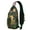Boho Tropical F, variant on Vibrant Floral Sling Backpack, Lightweight Crossbody Daypack with Exotic Summer Beach Style, Anti-theft Backpack for Urban and Nature Outings