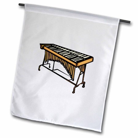 vibraphone simple instrument design 12 x 18 inch Garden Flag fl-164443-1