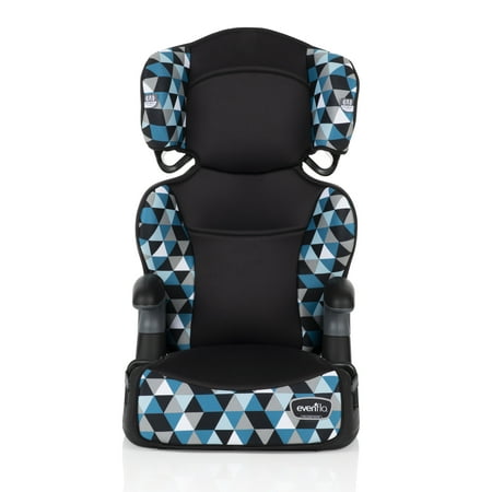 Evenflo Big Kid High Back High-back Booster Car Seat Backless Booster Car Seat, Abstract Boston Blue