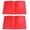 Red, variant on Folders with Pockets, Heavy Duty Plastic Folder, Letter Size (9.5" X 11.75") 7 assorted Colors, Water-Resistant File Folder with Business Card Holder, 2 Pack for School Office Supplies