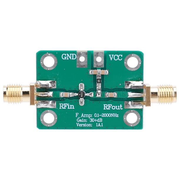 Likrtyny Amplificador ruido RF 0 1-2000MHz DC 6-12V módulo LNA LNA amplificador banda ancha RF