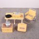 thumbnail image 1 of 1 Set Of Miniature Dollhouse Picnic Cookware Mini Pot Spoon Oven Pot For Imaginative Play And Creative Learning Lightweight And For Outdoor Fun, 1 of 3