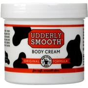 Udderly Smooth Original Formula Daily Moisturizing Body Cream for Rough Dry Skin, Fast Absorbing Non-Greasy Lotion, 10 oz