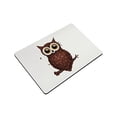 thumbnail image 3 of MKHERT Funny Owl Made of Coffee Seeds Doormat Rug Home Decor Floor Mat Bath Mat 23.6x15.7 inch, 3 of 3