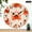 10x10in, variant on Patifu Red Crab Pattern Wall Clock Battery Operated Silent Sweep Movement 5mm Thick Wood 10x10in