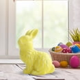 thumbnail image 5 of UYUH Ceramic White Rabbit Bunny Figurines, Porcelain Easter Bunny Decorations for Home Shelf and Tabletop, Spring Decoration, Ceramic Rabbit Statue and Gift, 5 of 6