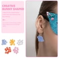 thumbnail image 4 of OULII 50pcs Resin Bunny Pendant Charms Assorted Color DIY Jewelry Making For Crafting Friends, 4 of 8