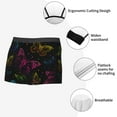 thumbnail image 6 of Balery Butterfly Men's Boxer Briefs, Soft and Breathable Cotton Underwear with nylon Waistband-Small, 6 of 9