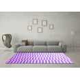 thumbnail image 3 of Ahgly Company Indoor Round Abstract Purple Contemporary Area Rugs, 7' Round, 3 of 4