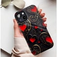 thumbnail image 5 of Luxurious Red Gold Heart iPhone Case for Valentine’s Day Lovers, Compatible with iPhone 11/12/13/14/15/16 (Pro Max/Plus), 5 of 9