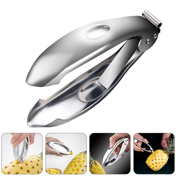 Raindrops 1pc Pineapple Eyes Remover Stainless Steel Remover Clip Pineapple Tweezer Peeler