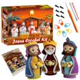 thumbnail image 1 of Kit de ganchillo Holydeck Christmas Jesus con tutoriales paso a paso, 1 of 6
