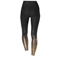 thumbnail image 3 of WAXIAYU Yoga Leggings High Waisted Sequin 7/8 Length Running Pants, 3 of 6