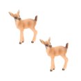 thumbnail image 2 of 2pcs Christmas Ornament Artificial Deer Model Wild Animal Craft Christmas Decor, 2 of 7