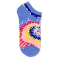 thumbnail image 6 of Wonder Nation Girls Rainbow Tie-Dye No-Show Socks, 10-Pack, Sizes S-L, 6 of 16
