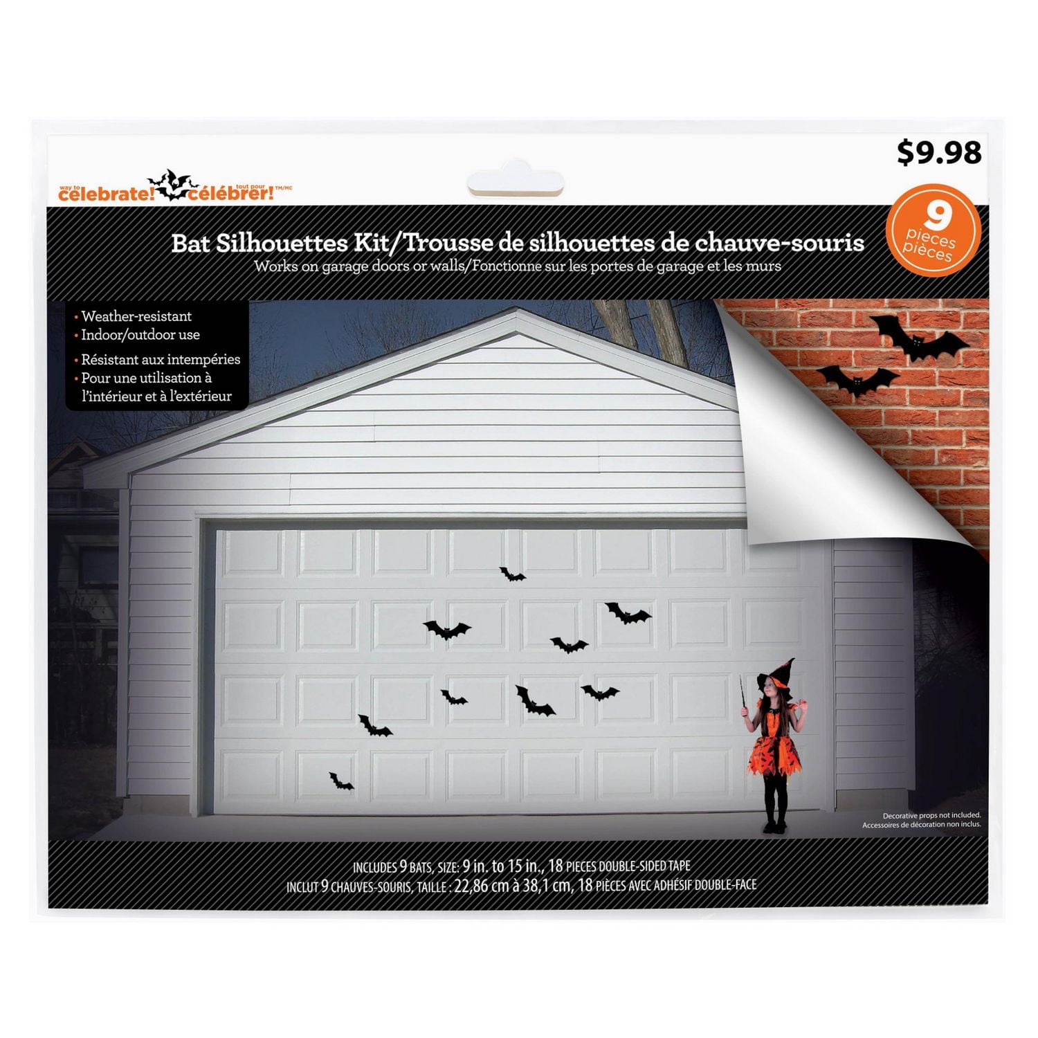 ENSEMBLE DE SILHOUETTES DE CHAUVE-SOURIS