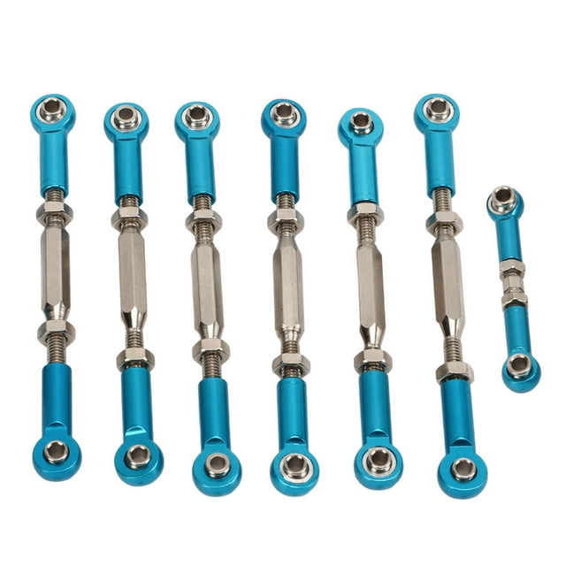 RC Tie Rod Kit, Adjustable Length Metal RC Car Tie Rods Rustproof Turnbuckles Excellent Buffering Wear Resisting With Thread For Outdoor