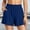 Navy, variant on Binmer Women’s Elastic Waist Loungewear Running Shorts, High Waisted Sweat Shorts with Pockets, Womens and Women's Army Green,Size S-3XL
