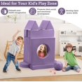 thumbnail image 7 of Corduroy Giant Bean Bag Chair Bed, Convertible 2-in-1 Floor Sofa Couch Bed with Washable Cover, Large Beanbag for Adults/Kids, Purple, 7 of 7