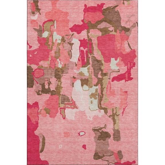 Addison Rugs Mayfield Premium Machine Washable Transitional Abstract Coral Rectangle Rug, 10' x 14'