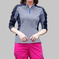 thumbnail image 1 of MHFRRA Camiseta de Manga Larga con Protección Solar para Mujer, Ligera, de Secado Rápido, para deportes Al Aire Libre, Senderismo y Montañismo. Gris, 1 of 5