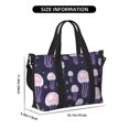 thumbnail image 2 of Travel Duffle Bag Pink Purple Jellyfish Travel Tote Bags Carry on Luggage Waterproof Weekender Bags with Top Handle Adjustable Shoulde Strap for Travel Gym, 2 of 5