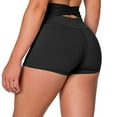 thumbnail image 4 of Pantalones ajustados de yoga de cintura alta para mujer: leggings elásticos de color liso para uso informal/diario/deportivo. Tallas asiáticas., 4 of 6