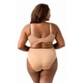 thumbnail image 3 of Elila Women&rsquo;s Plus Size Make It Lace Softcup, Full Coverage Wire-Free, Style 1303 Mocha, 3 of 4