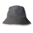 thumbnail image 3 of TYGHBN Sauna Hat Bath Hat Heat Insulation Absorbent Casual Style Suitable for Bathroom Hats Summer Hat Women's Fabric Men's Black Bucket Hat Bush Hat Ladies Men's Blue Bucket Hat Hats Men's Sun Hat, 3 of 3